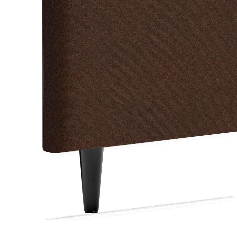 Cabeceira Piave Linho Marrom Queen (8x160x120) - Ortobom