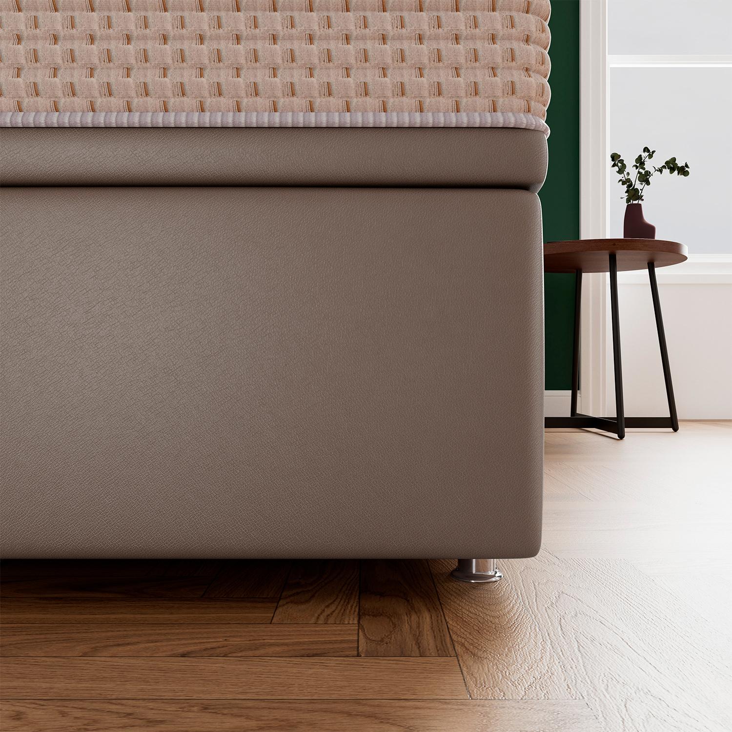 Base Baú Physical Bege Casal (138x188x39) - Ortobom