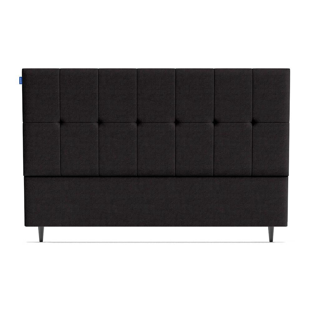 Cabeceira Piave Veluto Preto Super King (8x195x120) - Ortobom