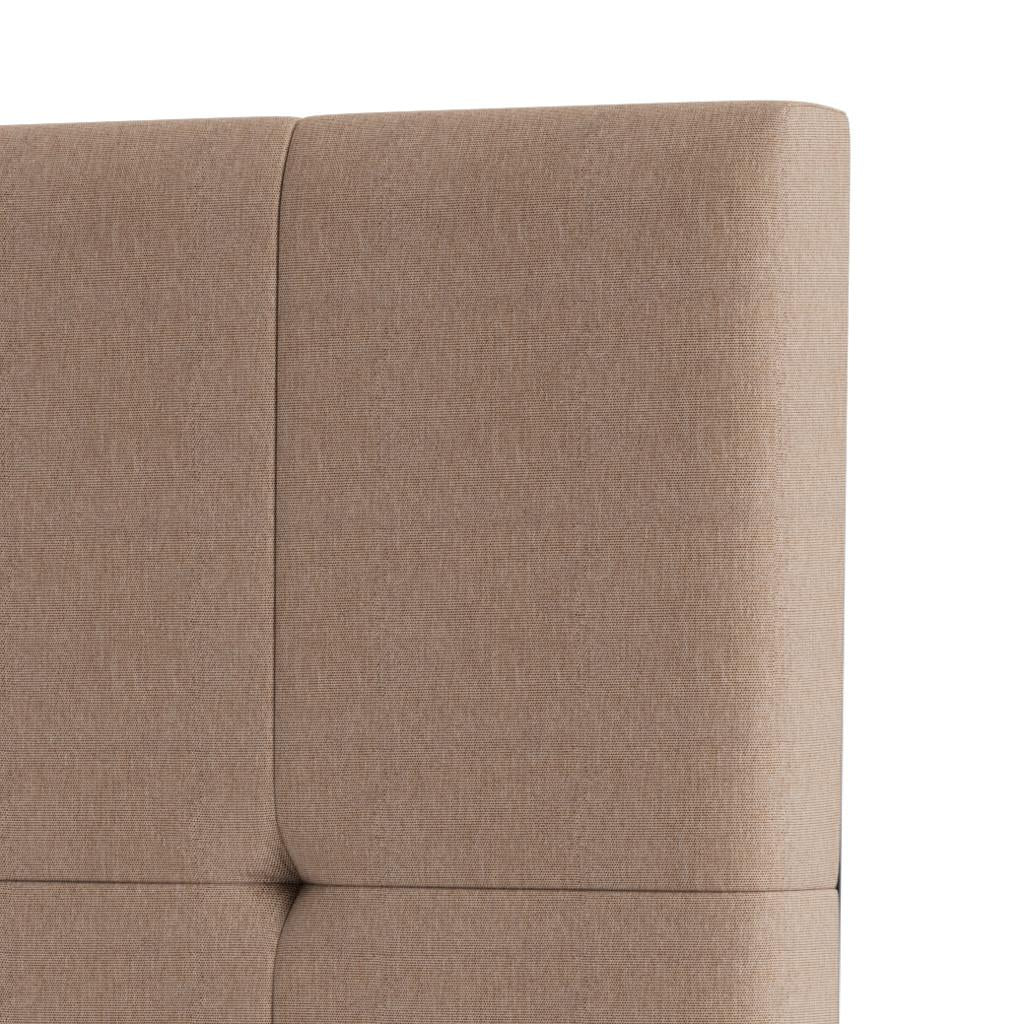 Cabeceira Piave Veluto Bege Queen (8x160x120) - Ortobom
