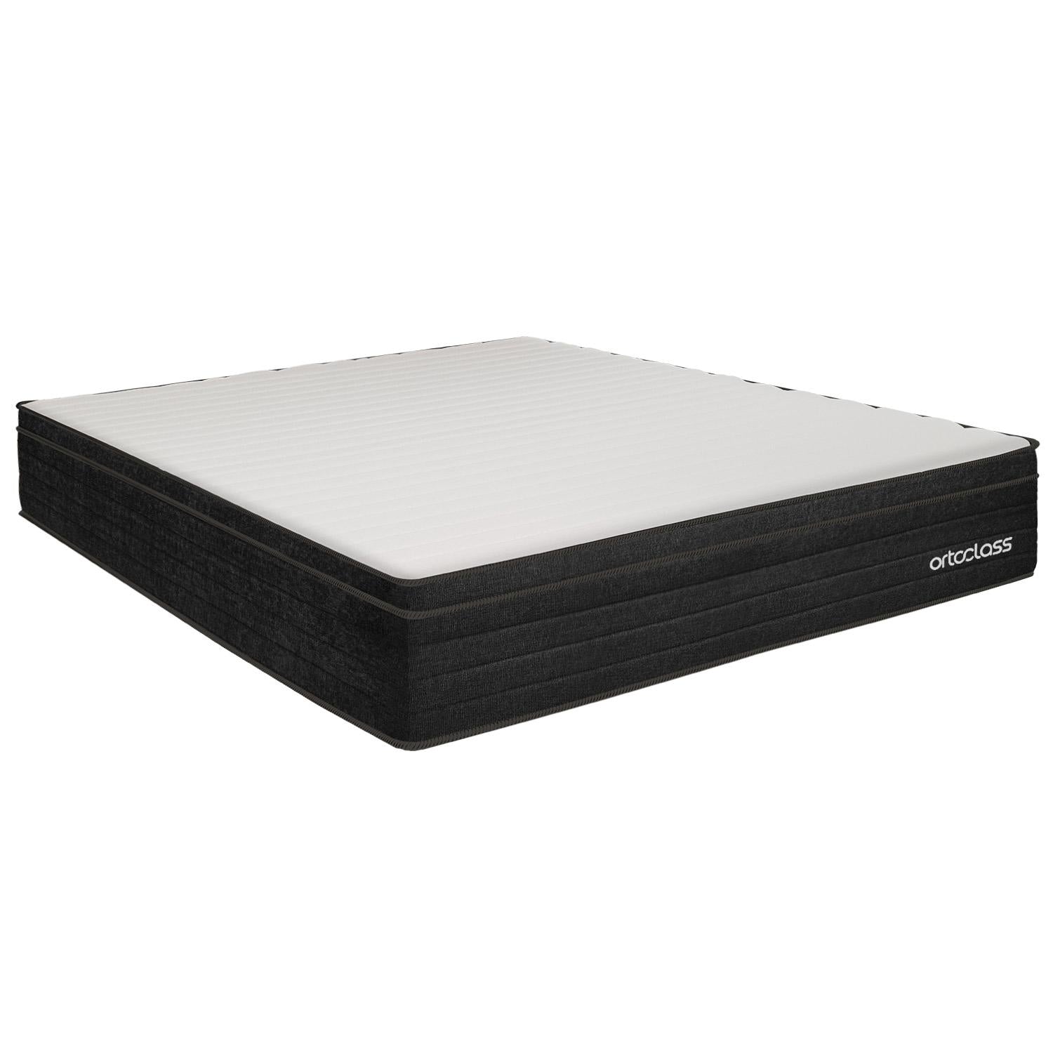 Cama Box e Colchão Poli Pillow D45 -Queen(158x198)-Ortoclass
