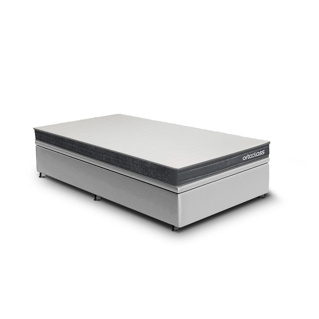 Cama Baú e Ortoclass D23 Solteiro (88x188) Ortobom