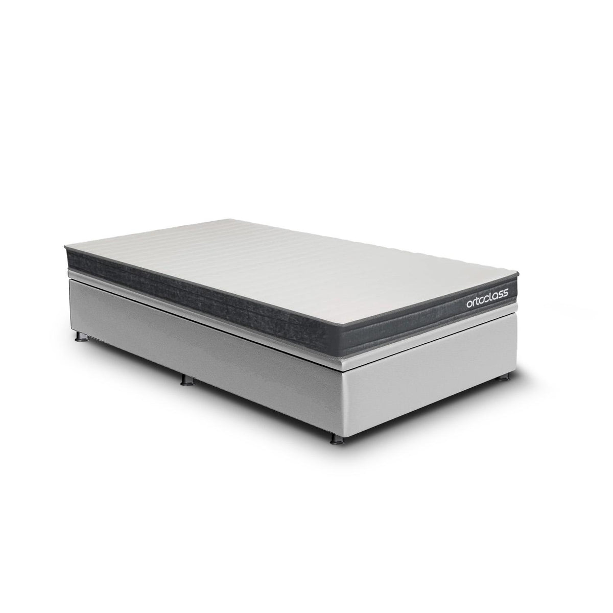 Cama Baú e Ortoclass D23 Solteiro (88x188) Ortobom
