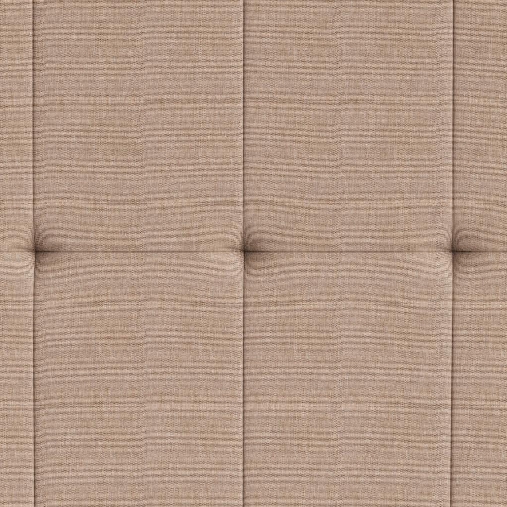 Cabeceira Piave Veluto Bege Casal (8x140x120) - Ortobom