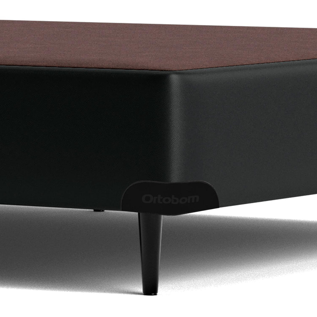 Base Sommier Corino Cinza Casal (138x188x23) - Ortobom
